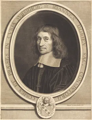 Jean Dorieu, by Robert Nanteuil, ink, 1660