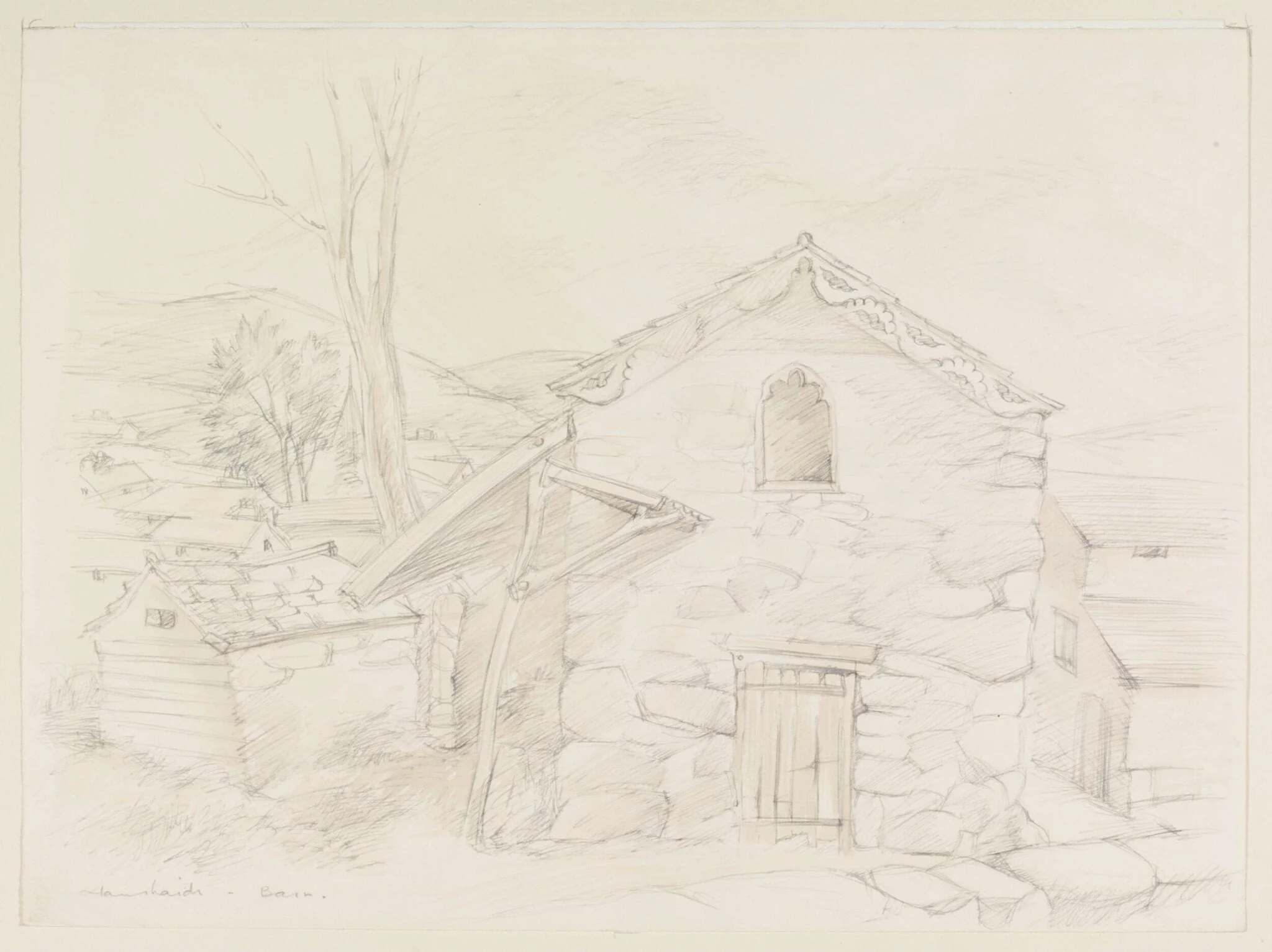 Barn, Llanrhaide, Denbighshire, detail