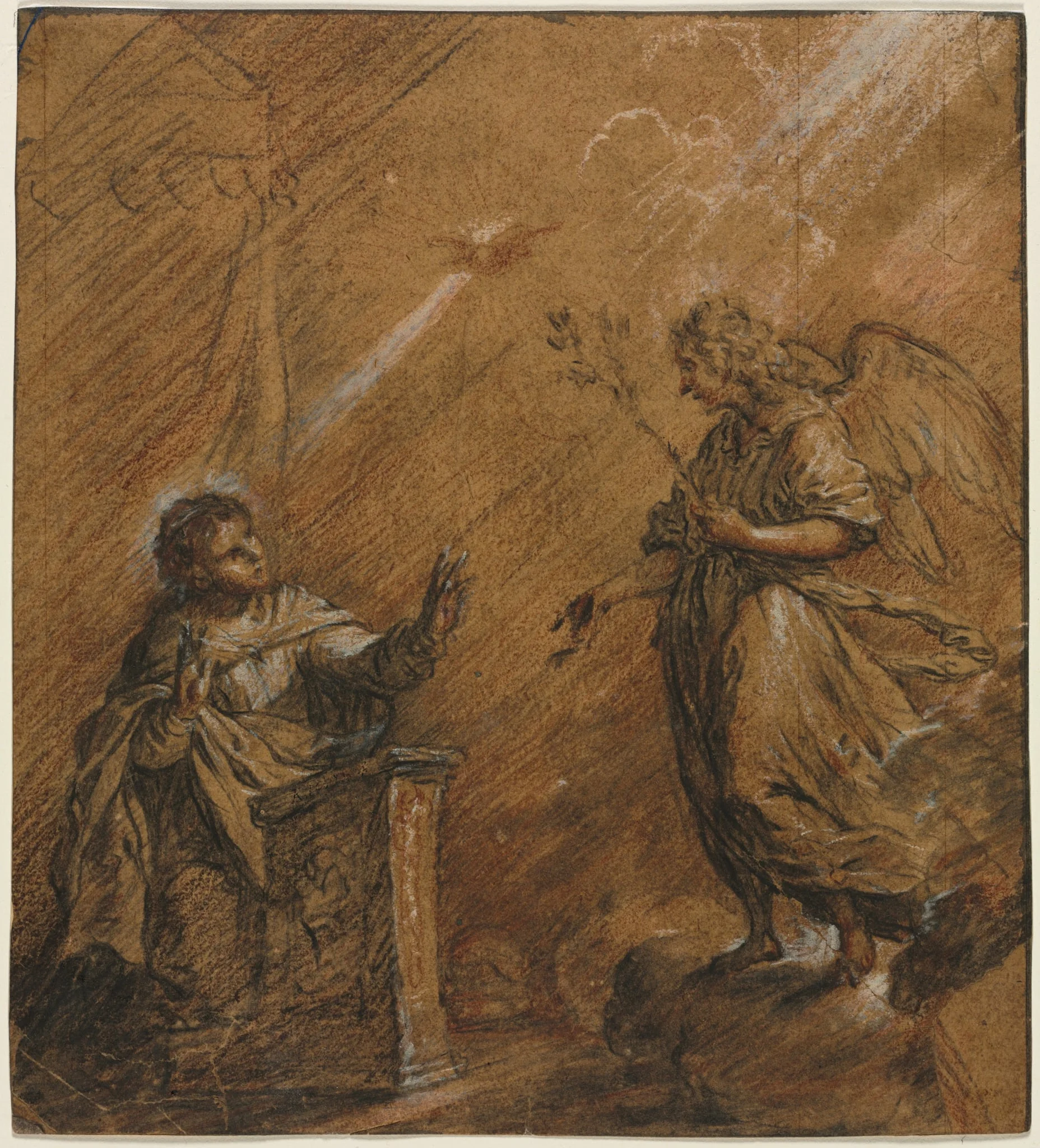 The Annunciation, detail