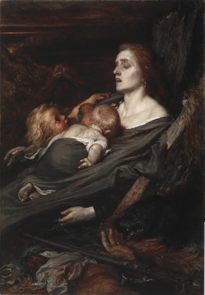 War, by Louis Gallait, oil, 1872