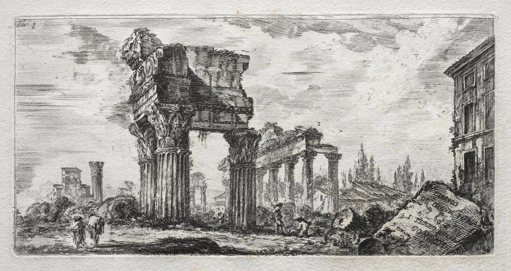 Tempio di Giove Tonante, detail