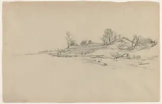 Sand Dunes, Lake Ontario, by Homer Dodge Martin, 1874