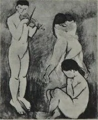 Music (Sketch), detail