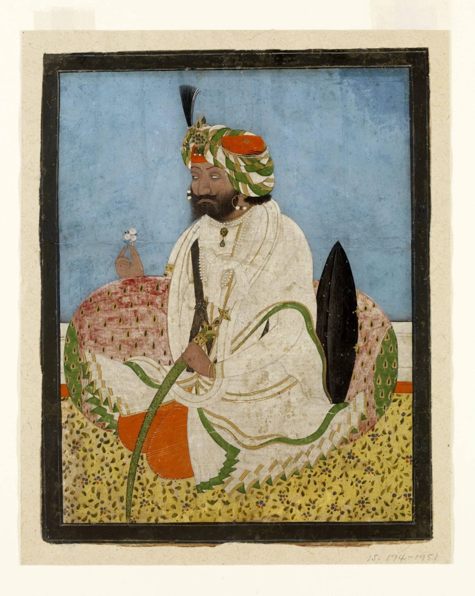 Maharaja Gulab Singh, detail