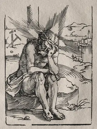 The Man of Sorrows, by Sebald Beham, 1535