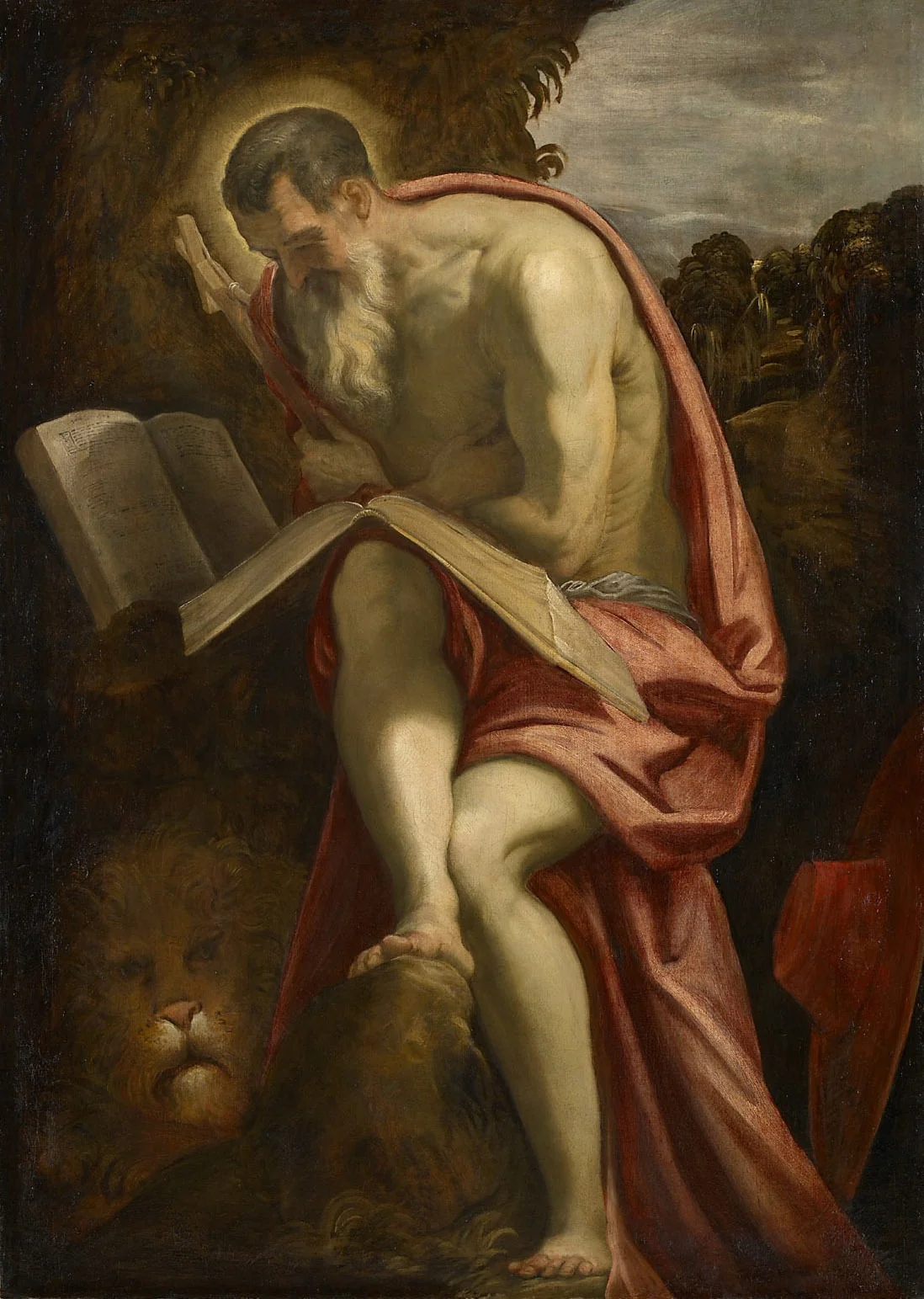 St. Jerome, detail