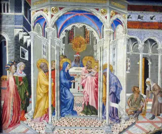 The Presentation of Christ in the Temple, by Giovanni di Paolo, unspecified, 1435