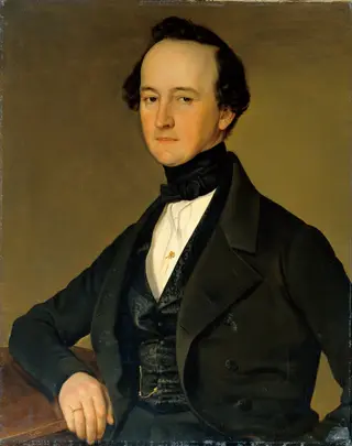 Dr. Franz Russ, by Carl Teibler, oil, 1844