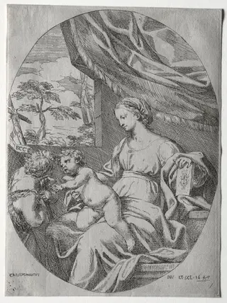 Virgin and Child with the Infant St. John, by Carlo Maratta, 1647