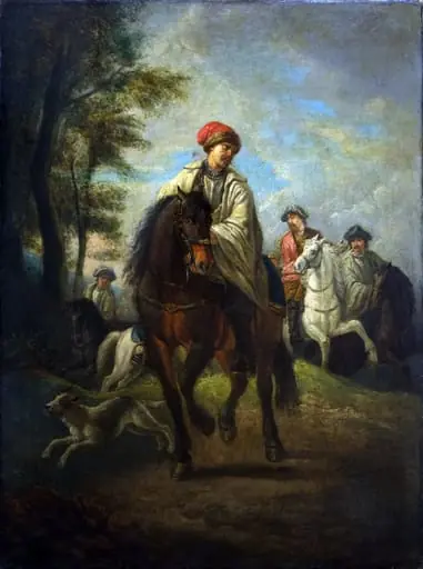Călăreți în peisaj, by 1686 – Veneția / Florența, 1753 / 55), cercul FRANCESCO SIMONINI (Parma