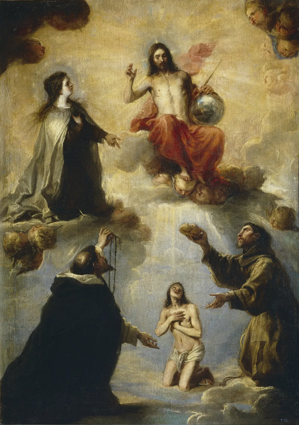The Judgement of a Soul, by Mateo Cerezo, oil, 1663