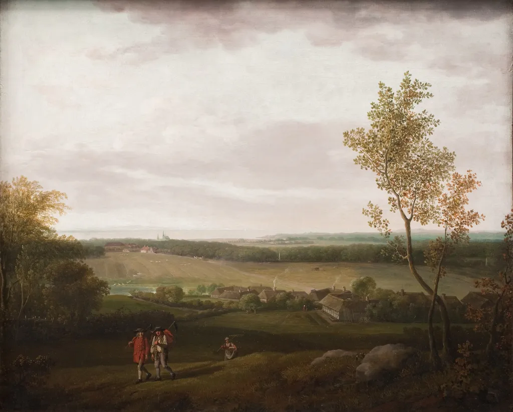 View of the Country near Jægerspris, by Jens Juel, oil, 1792