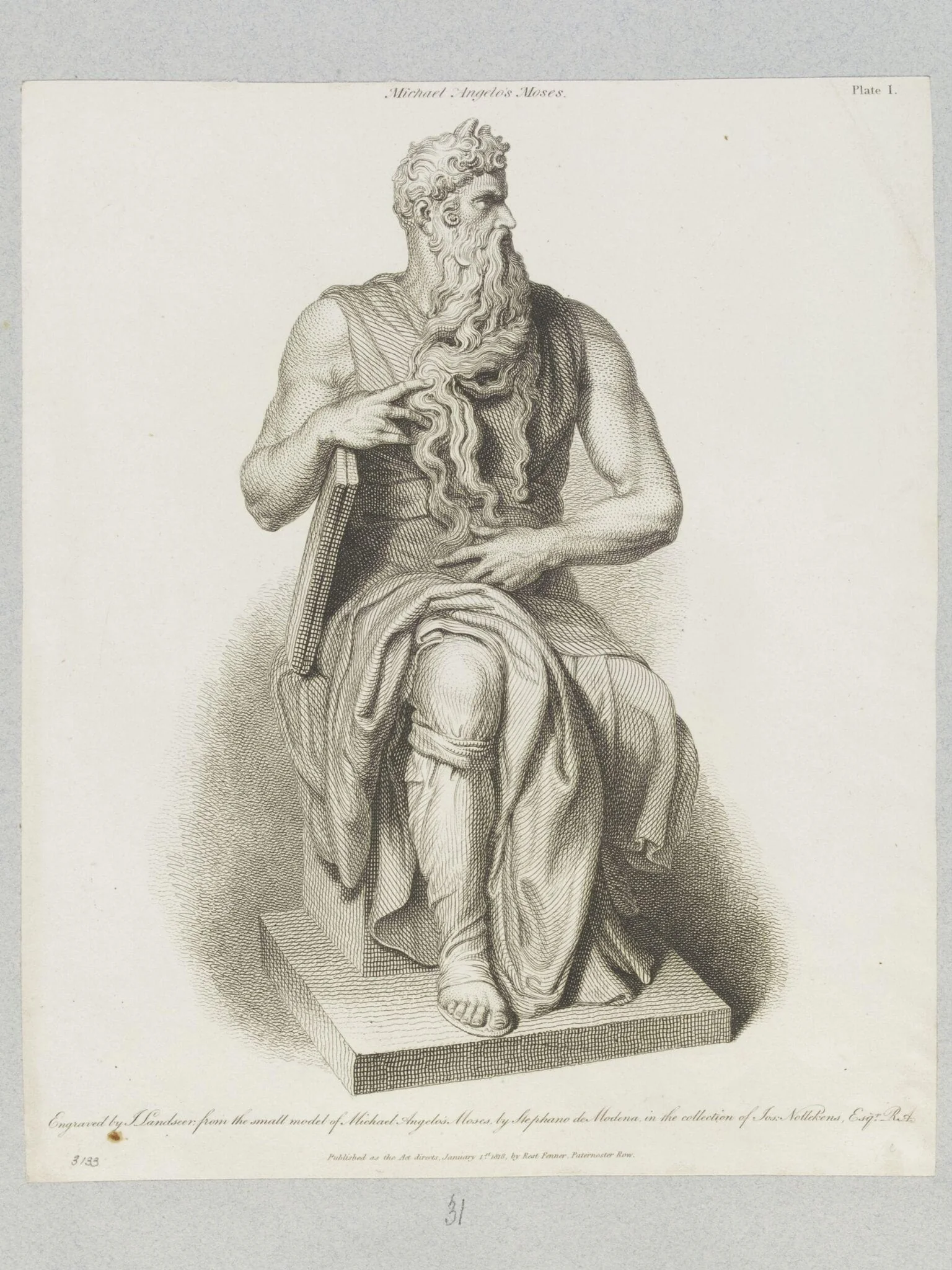 Moses, detail