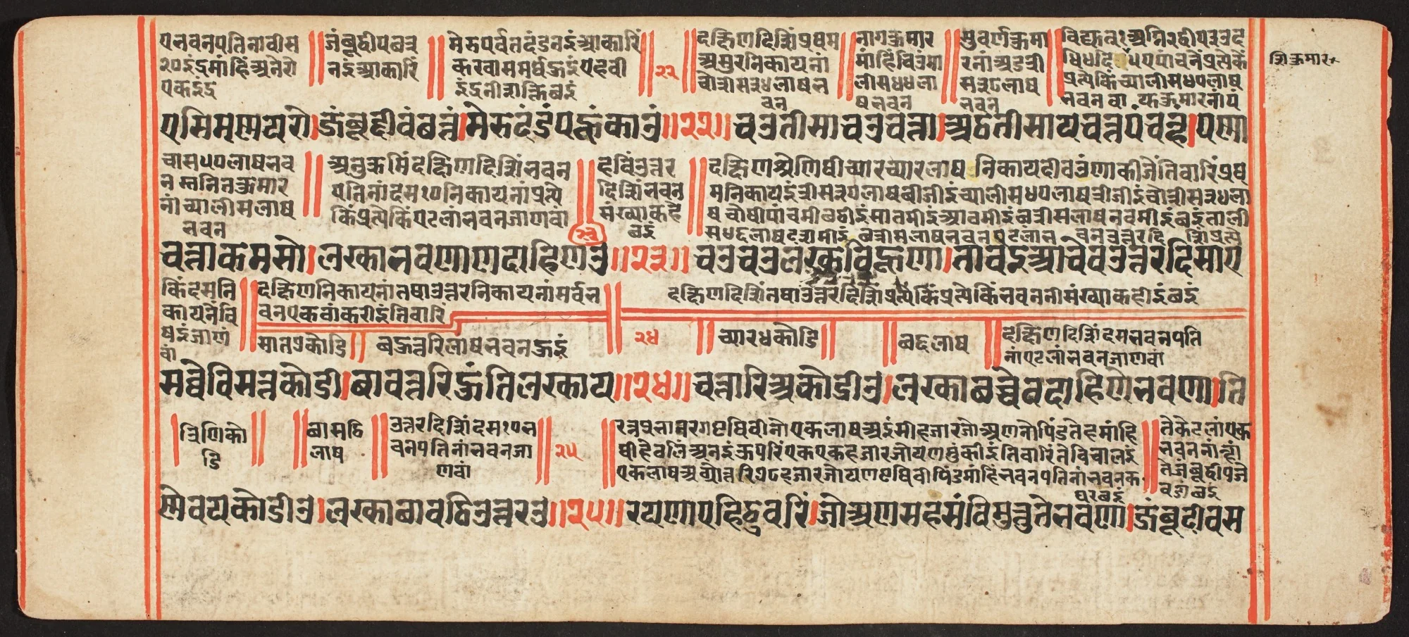 Tantric Manuscript, "Sangrahani Sutra", detail