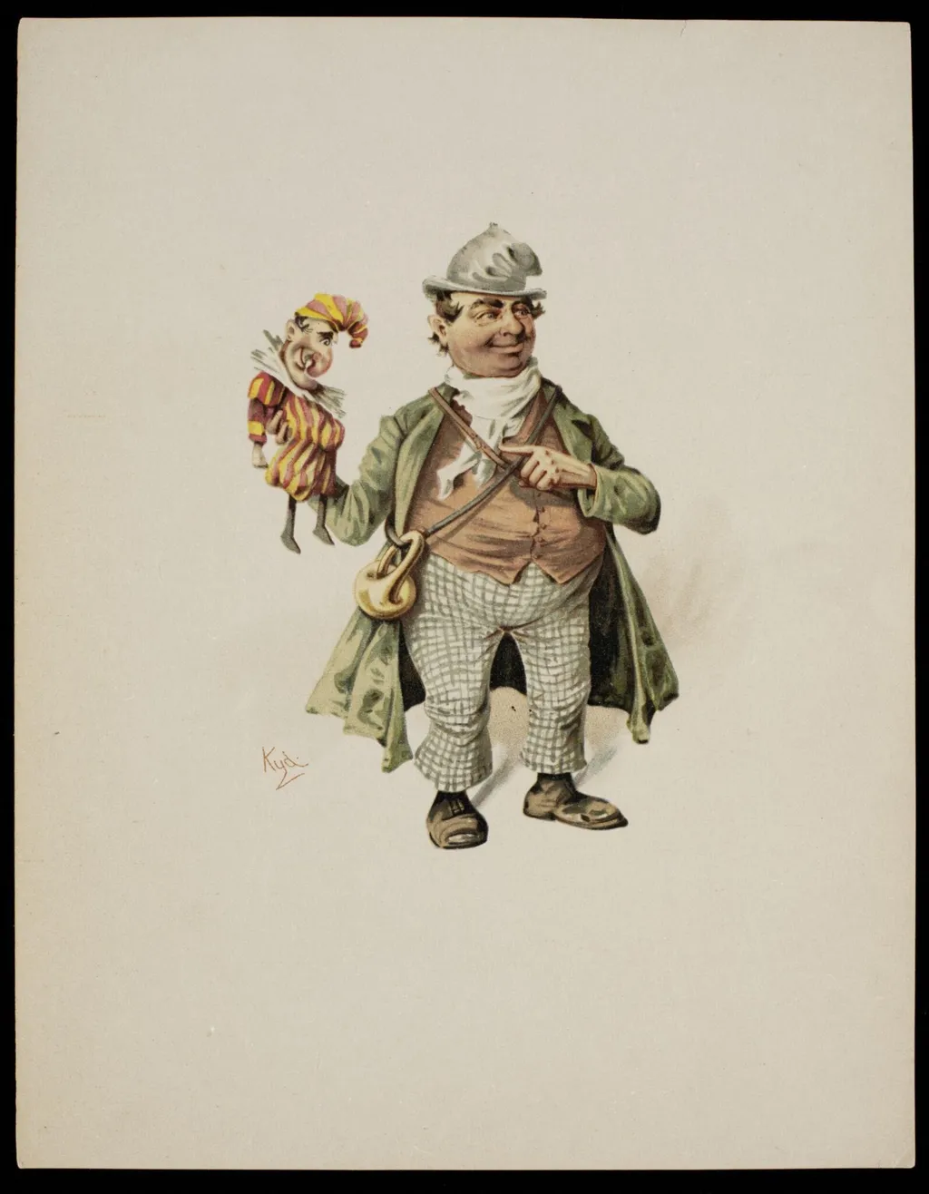 George Speaight Punch & Judy Collection, by Joseph Clayton 'Kyd' Clarke, 1850