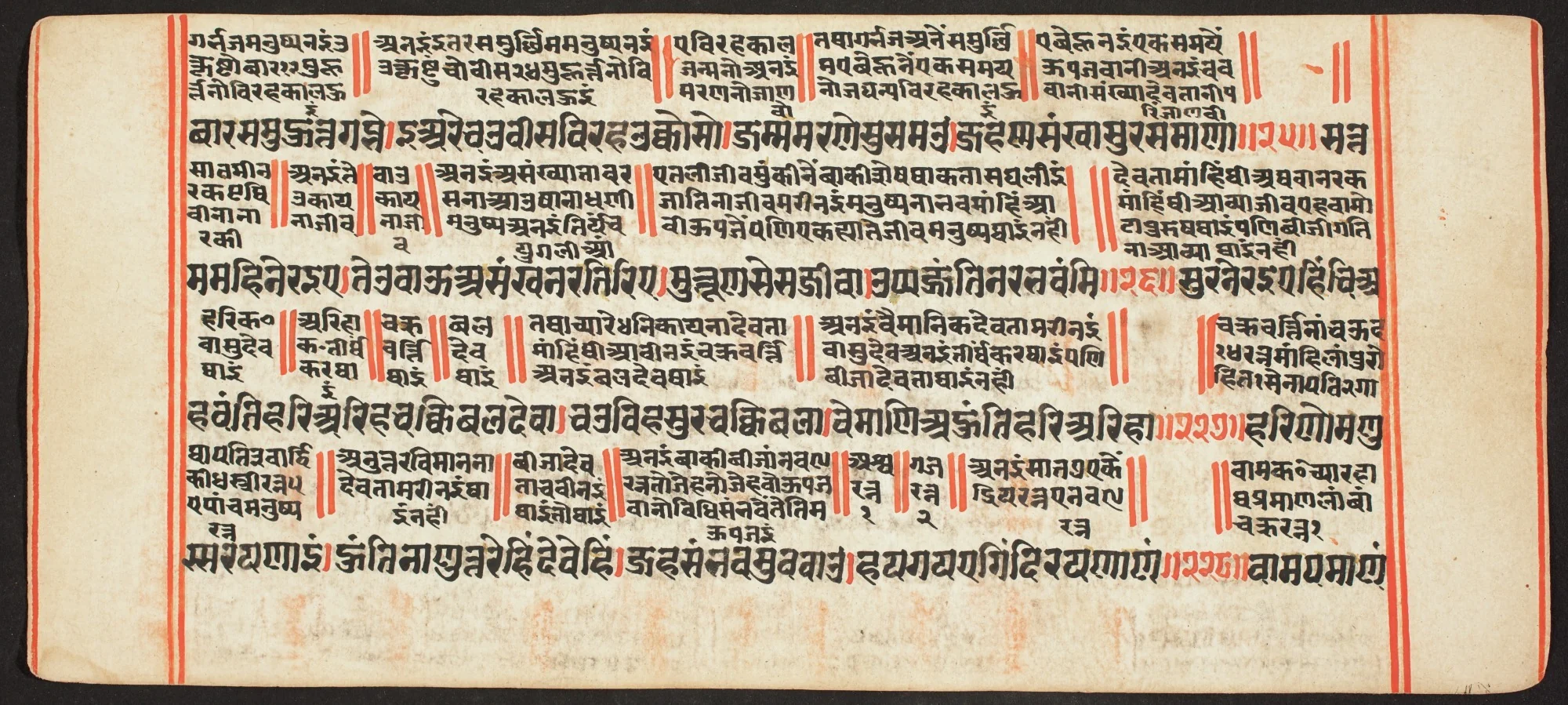 Tantric Manuscript, "Sangrahani Sutra", detail