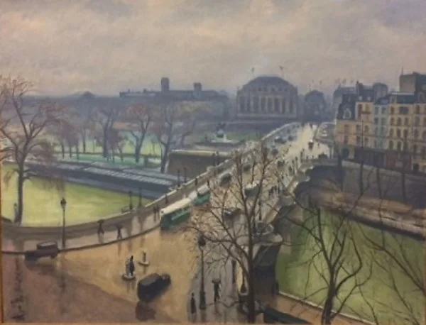 The Pont Neuf, Paris, detail