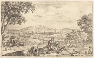 Summer, by Conrad Meyer, ink, 1647