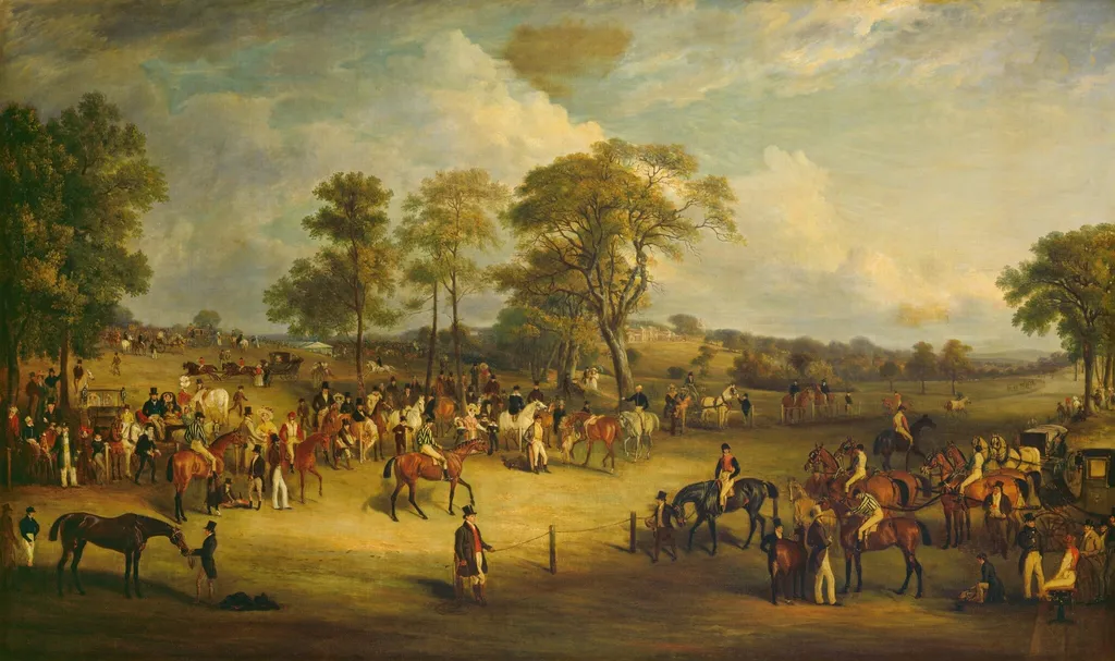 Heaton Park Races, by John Ferneley, oil, 1829