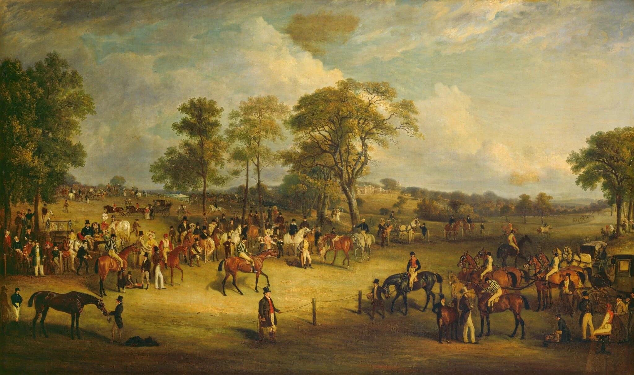 Heaton Park Races, detail