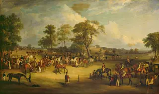 Heaton Park Races, by John Ferneley, oil, 1829