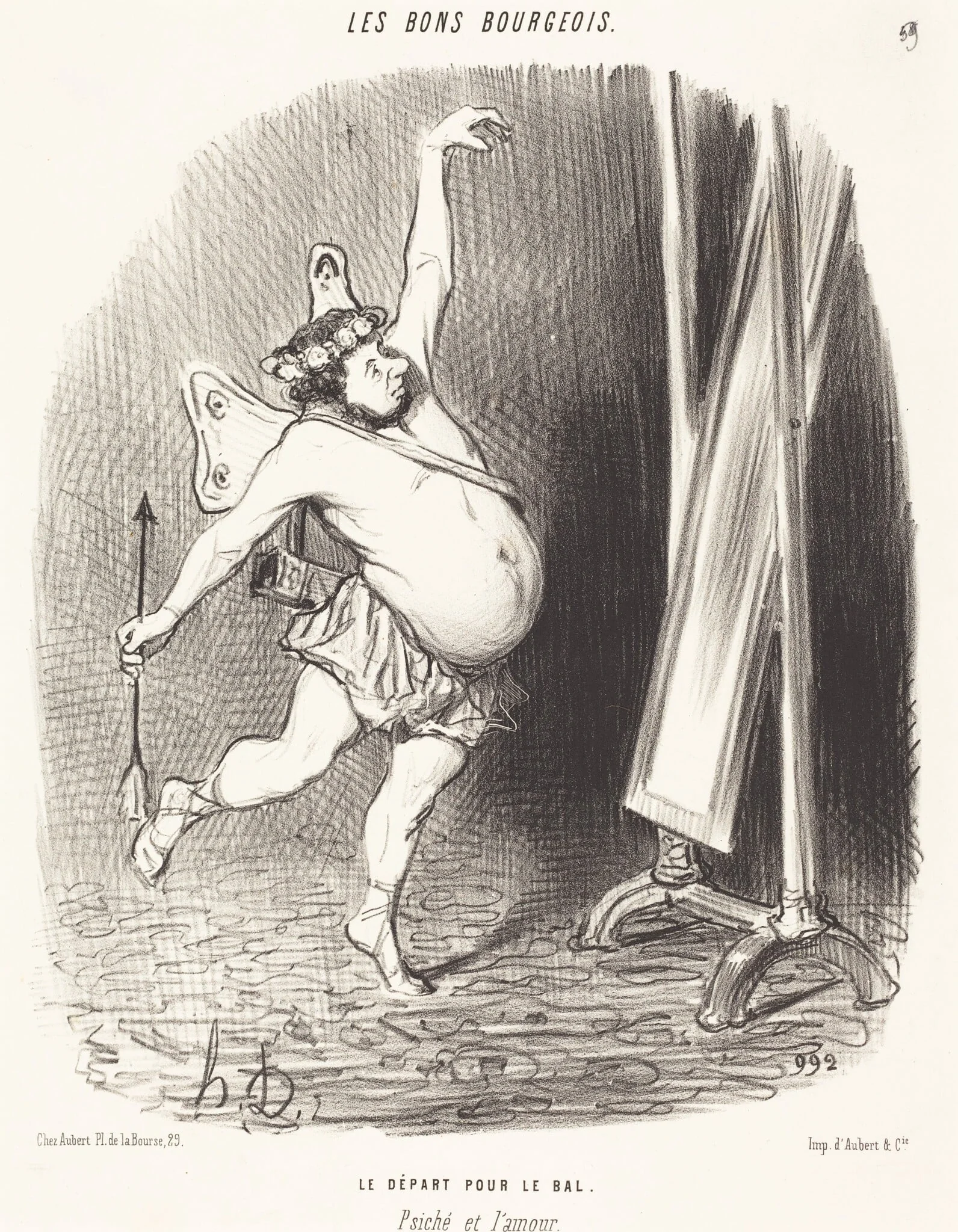 Le Départ pour le bal, detail