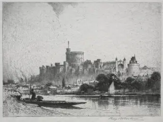 Windsor Castle, by Percy Robertson, 1911