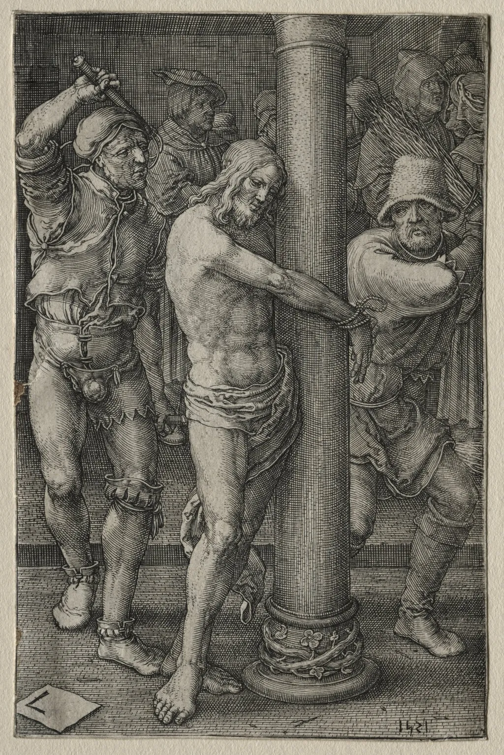 The Passion: The Flagellation, by Lucas van Leyden, 1521