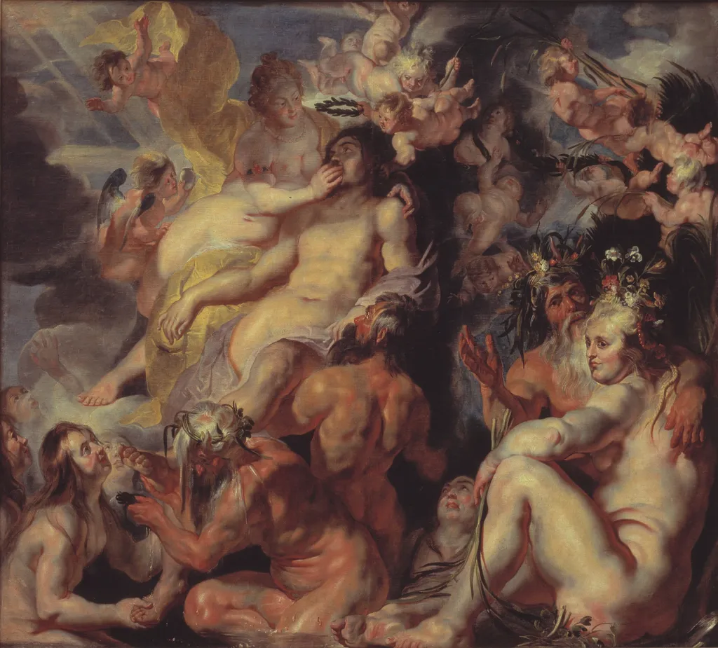 The Apotheosis of Aeneas, by Jacob Jordaens, oil, 1617