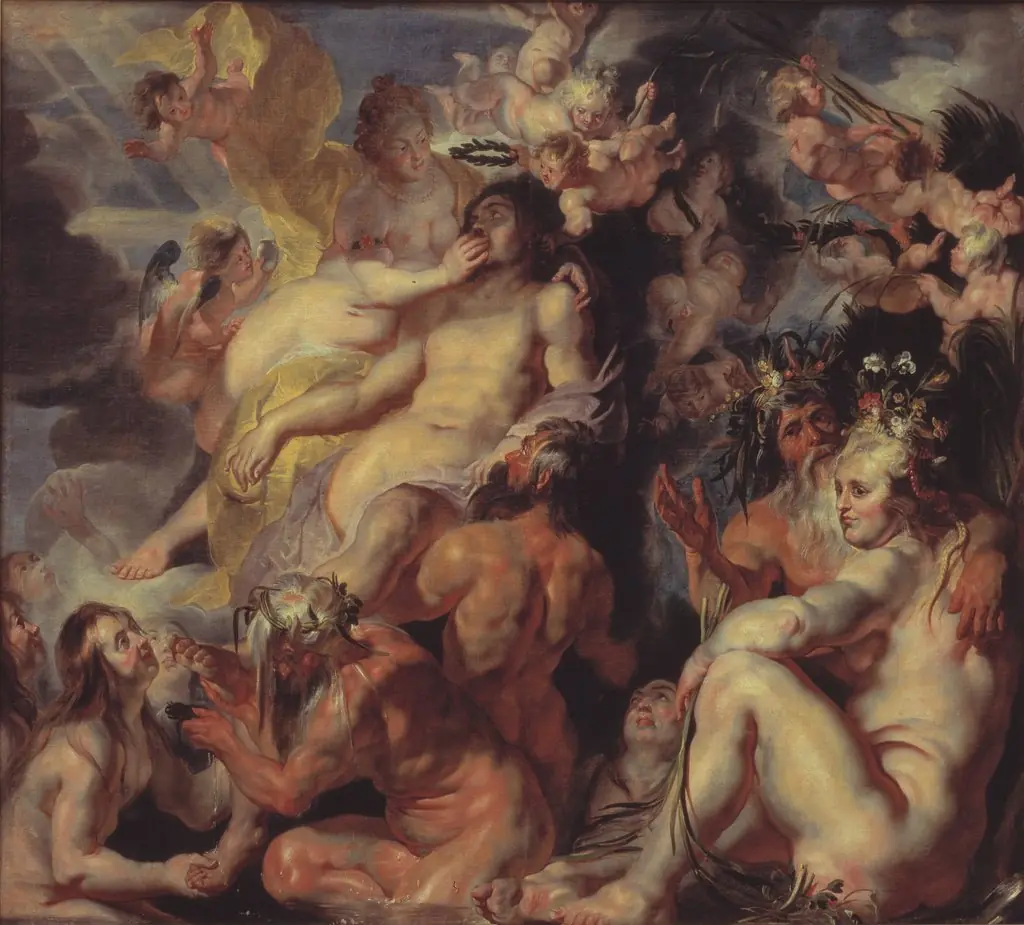 The Apotheosis of Aeneas, by Jacob Jordaens, oil, 1617