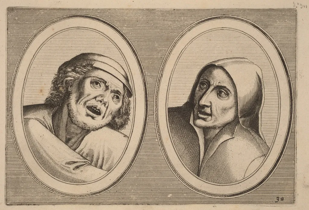 "Harme Snap-op" and "Keursje-sonder-naed", by Lucas van Doetechum, ink, 1564