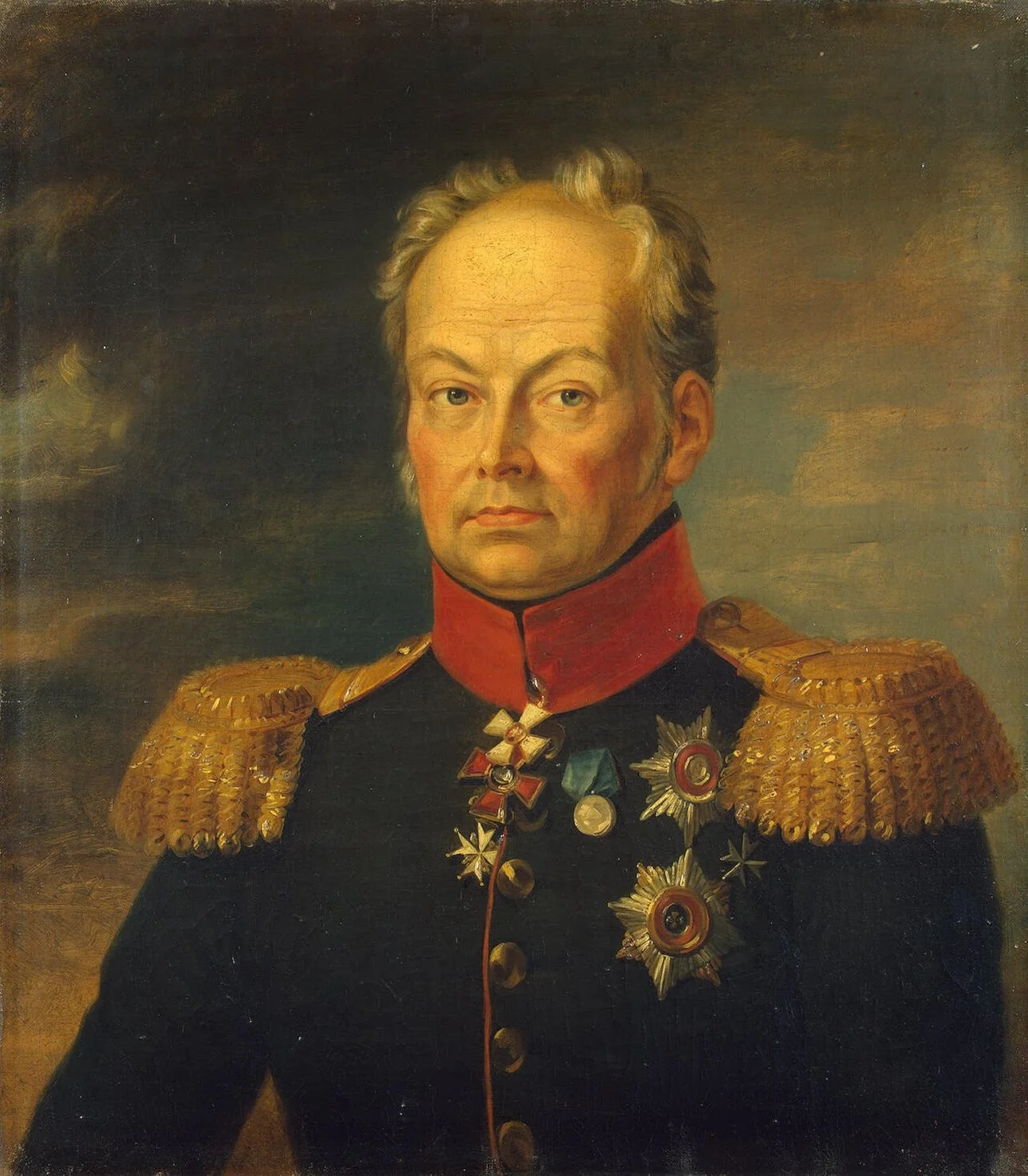 Portrait of Ivan N. Inzov (1768-1845), detail