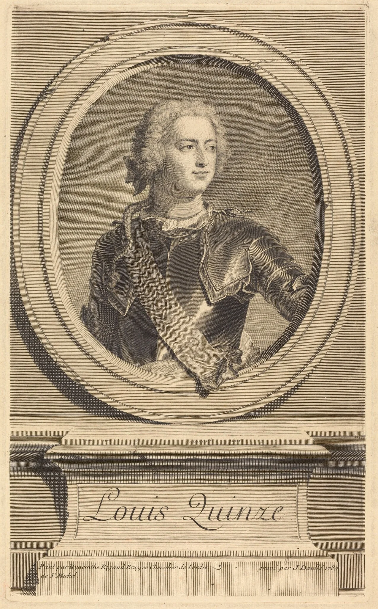 Louis XV, detail