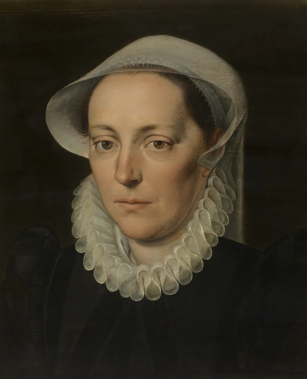 Portrait of a Lady, by Pieter Pourbus, oil, 1563