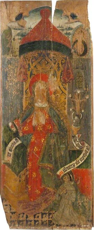 The Annunciation, detail
