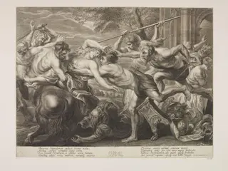 The Rape of Hippodamia, by Pieter de Balliu, 1650