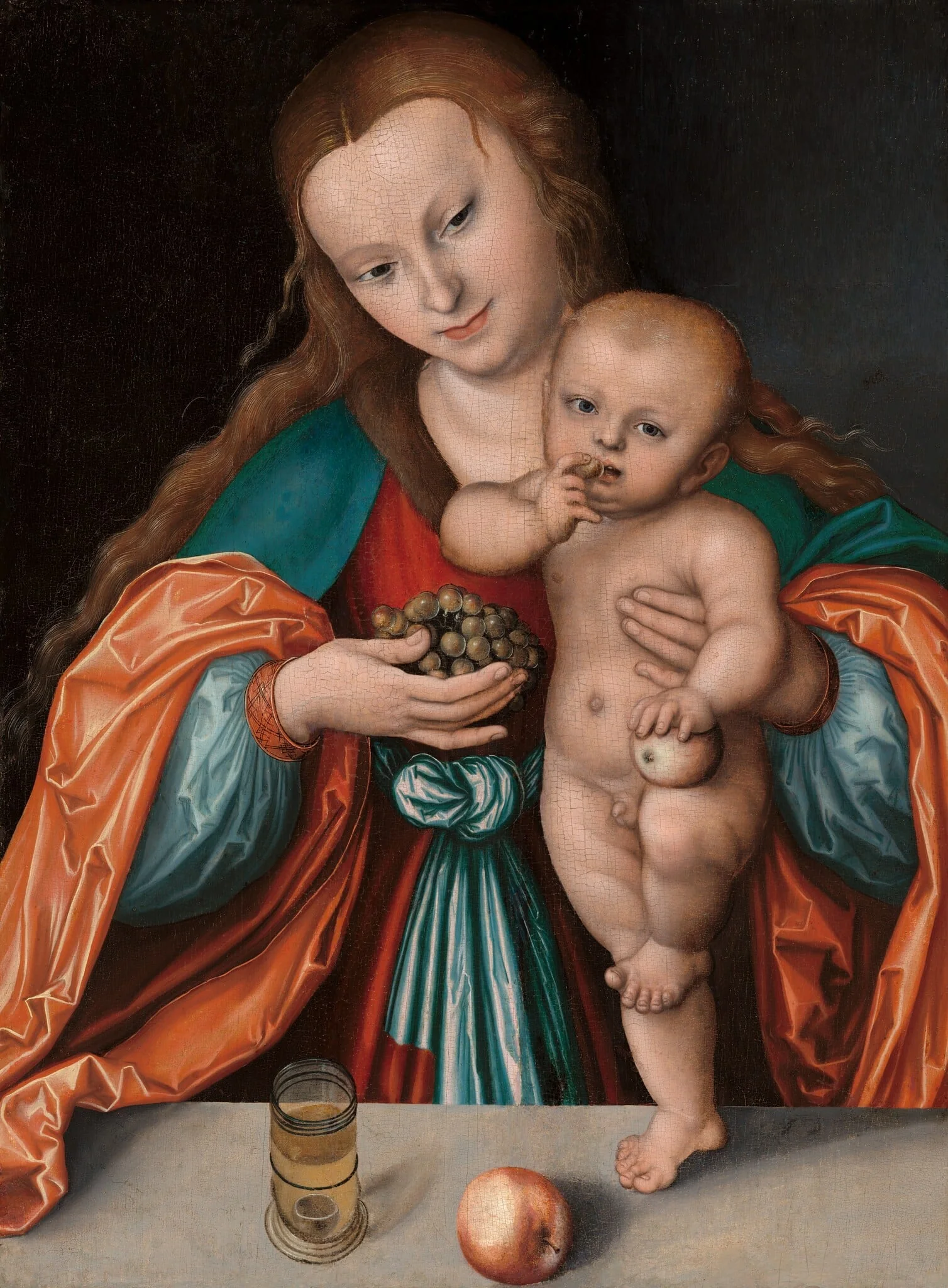 Madonna and Child, detail