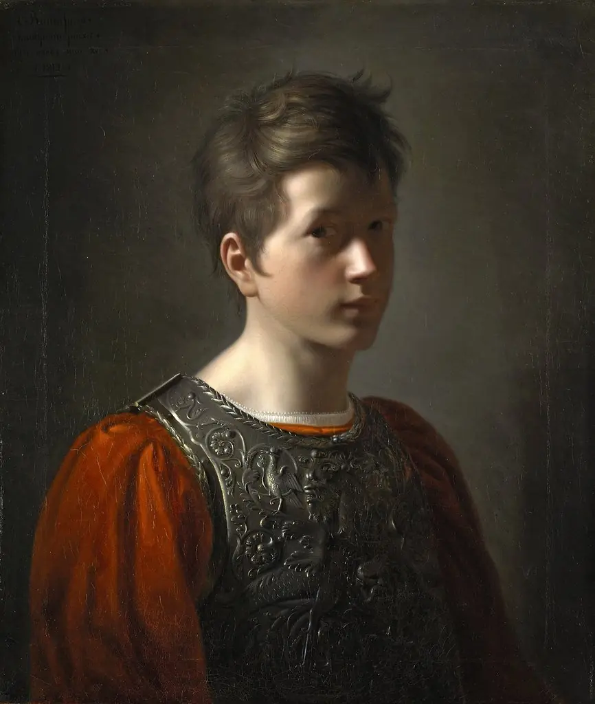 Untitled, by Jean-Claude Bonnefond, oil, 1812
