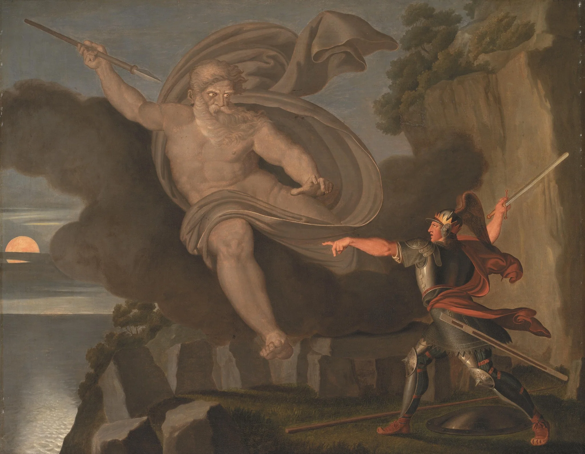 Fingal´s Battle with the Spirit of Loda, detail