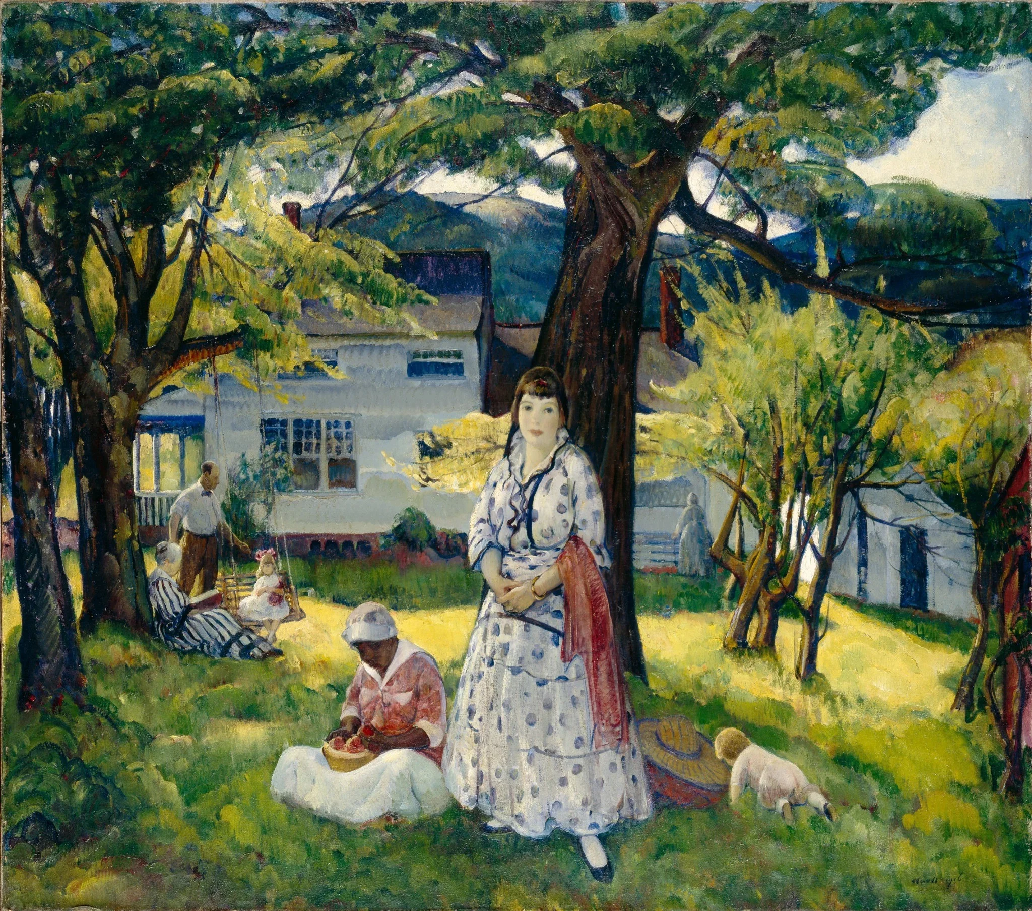 In the Country, detail