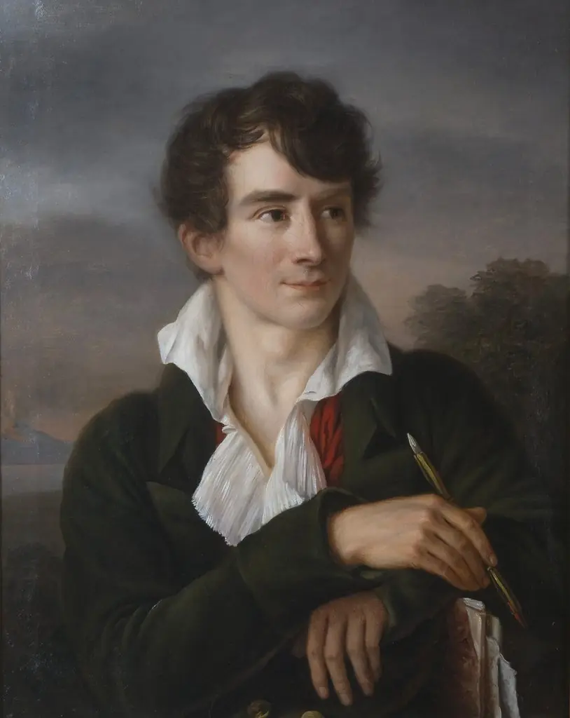 Portrait of Antoine-Denis Chaudet, by Jeanne-Élisabeth Chaudet, oil, 1802