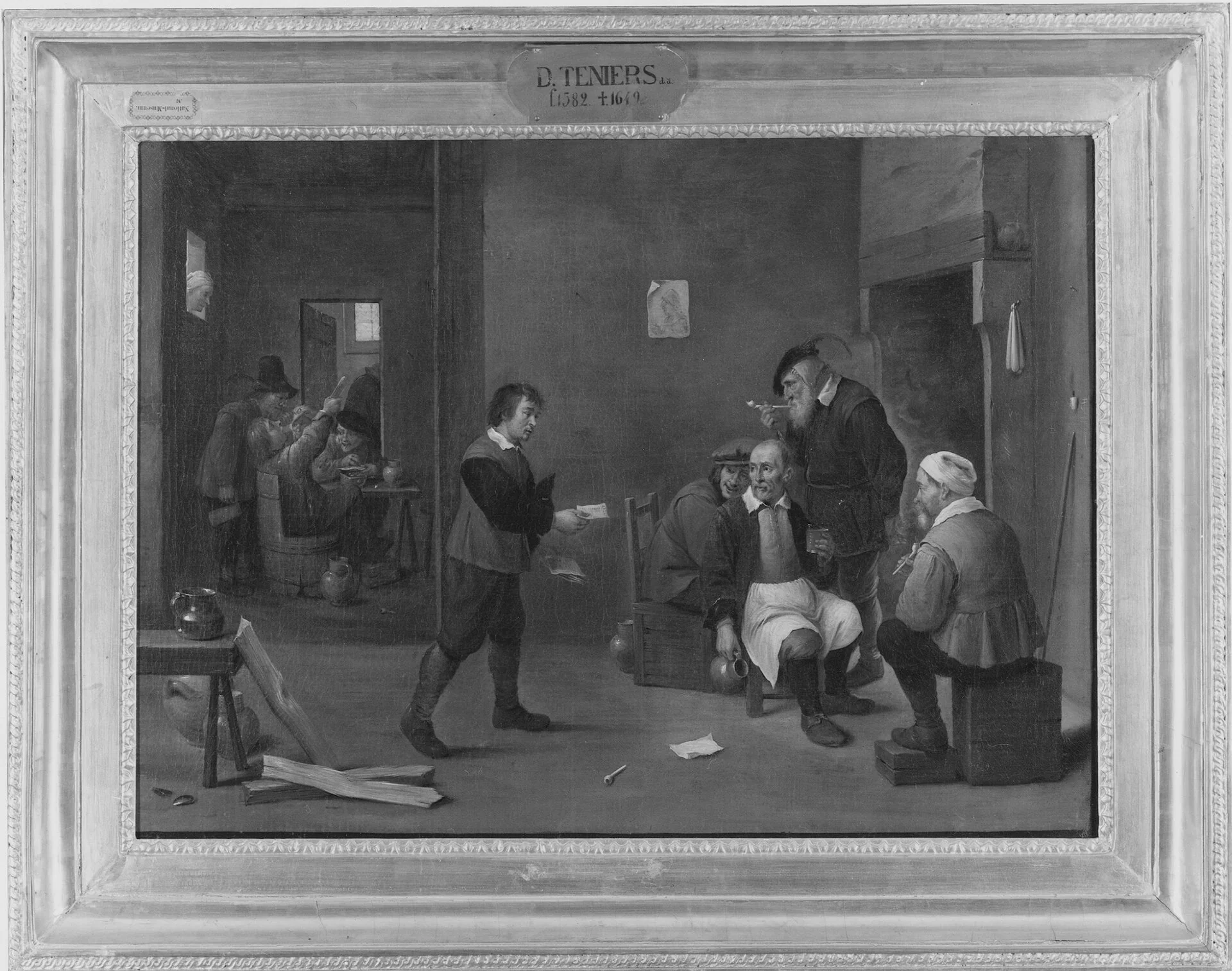 Interior of a Tavern, detail