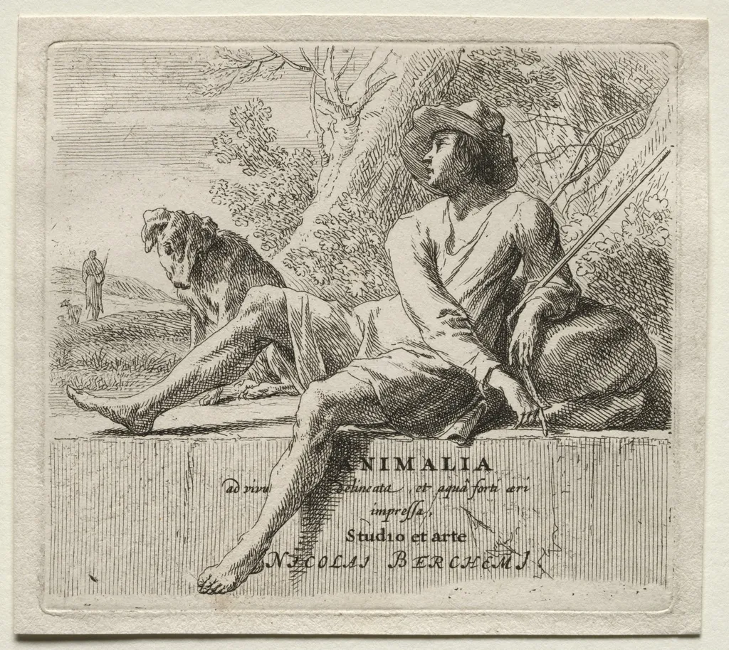 Animalia (series), by Nicolaes Pieterszoon Berchem, 1659
