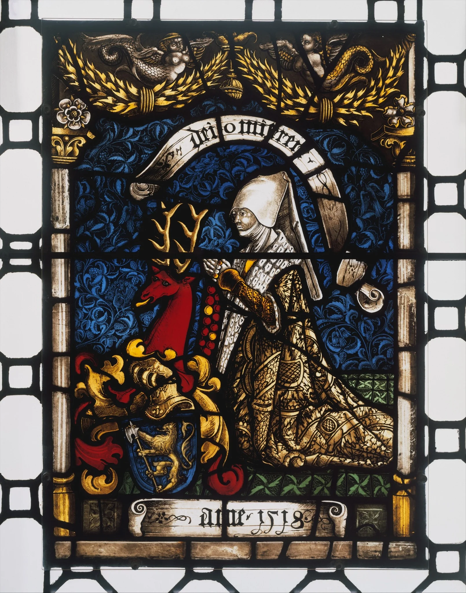 Heraldic Panel of Barbara von Zimmern, detail