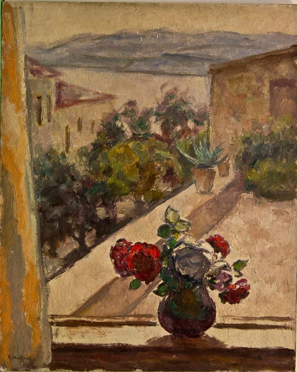 Pe fereastră la Balcic, detail