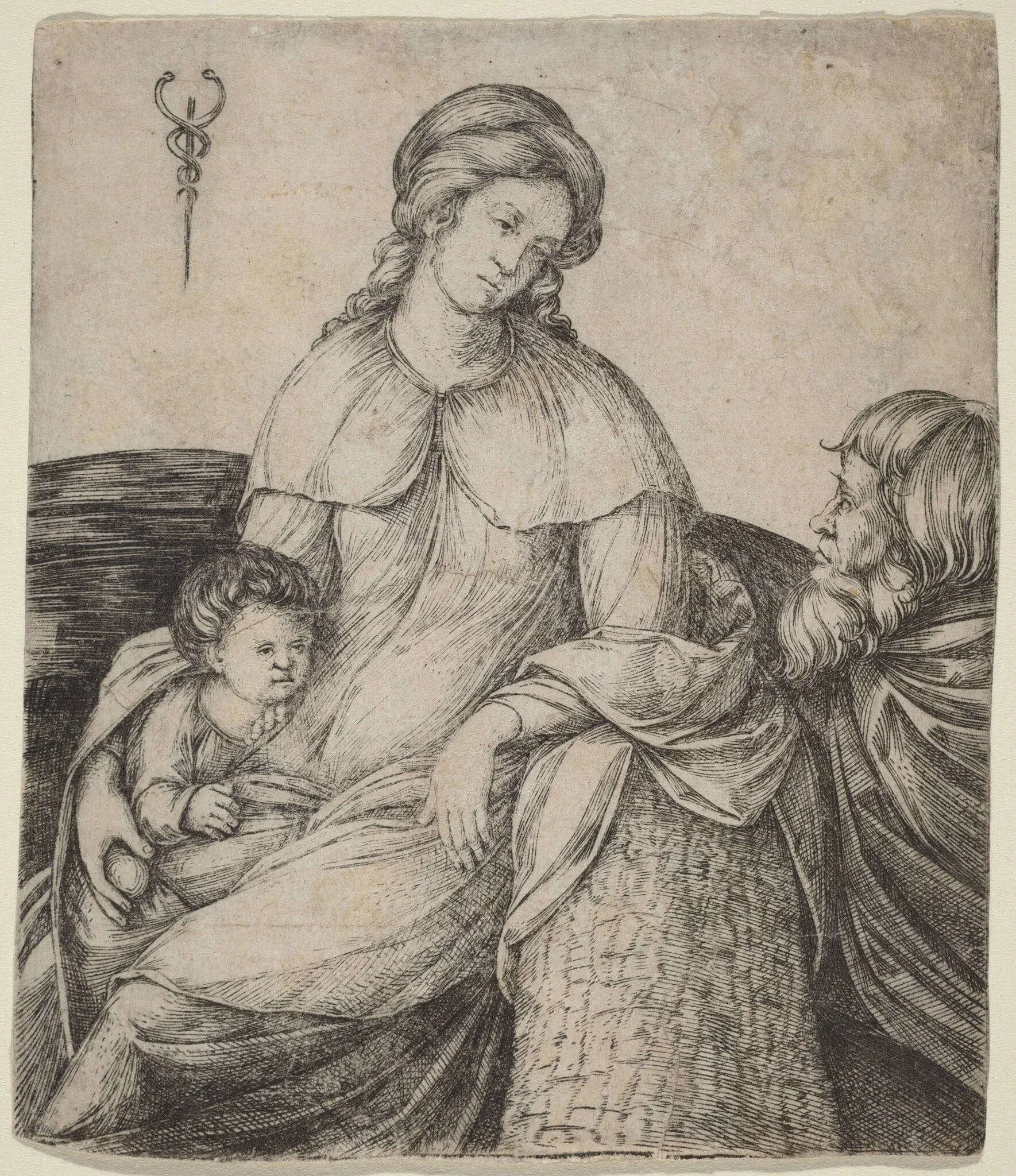 Holy Family, detail