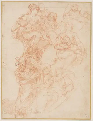 St Peter healing the lame man, by Simone Cantarini, 1639