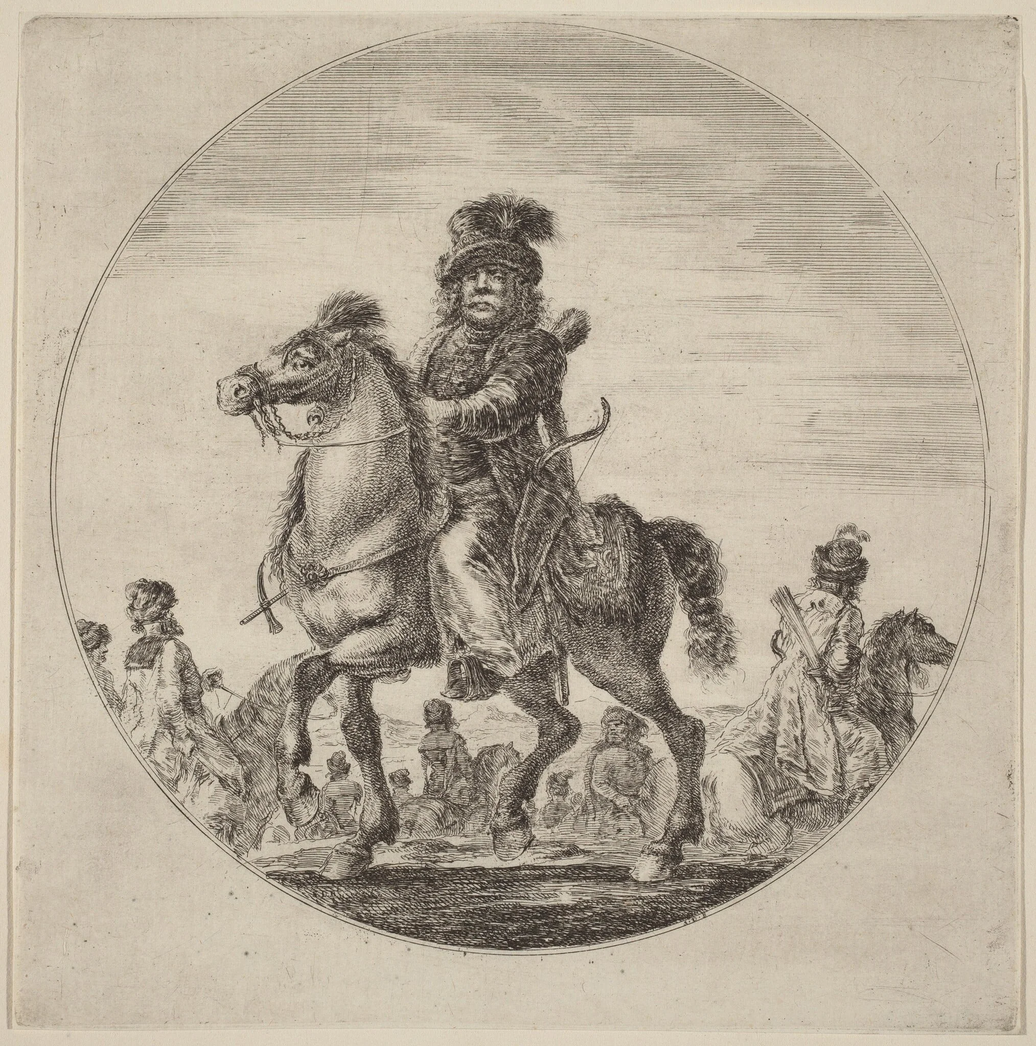 Hungarian Cavalier, detail
