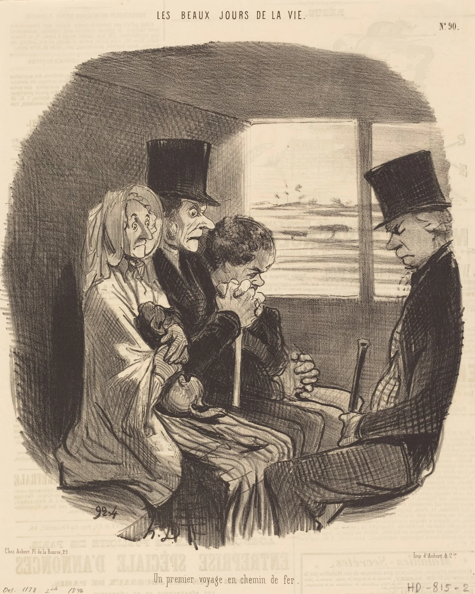 Un Premier voyage en chemin de fer, detail