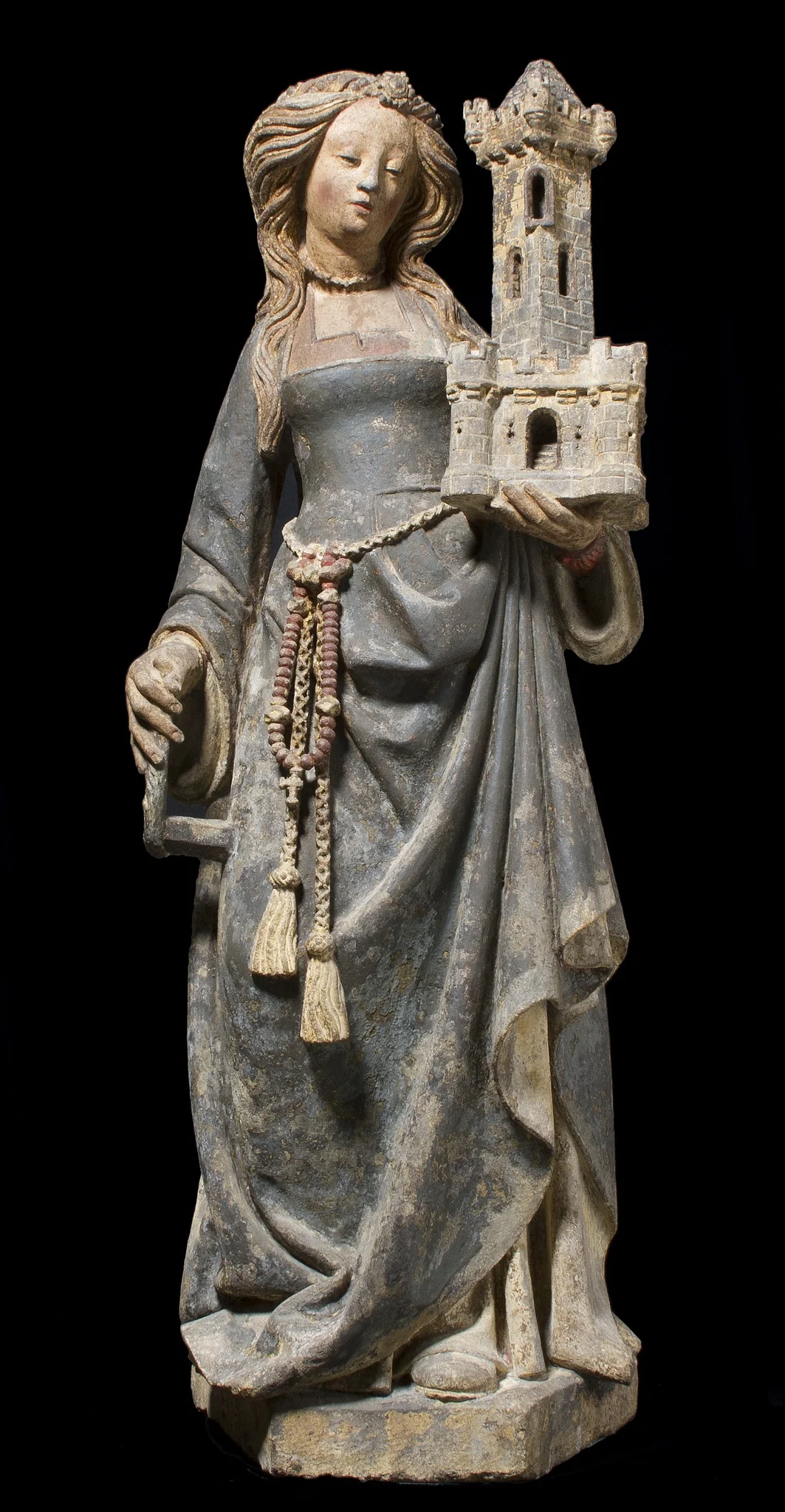 Saint Barbara, detail